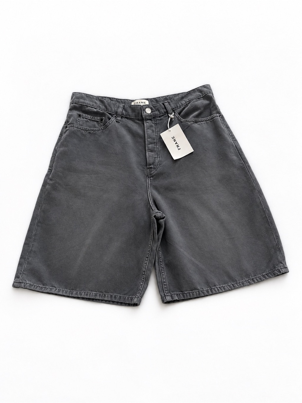 Frame Denim Men's Charcoal Gray Jean Shorts